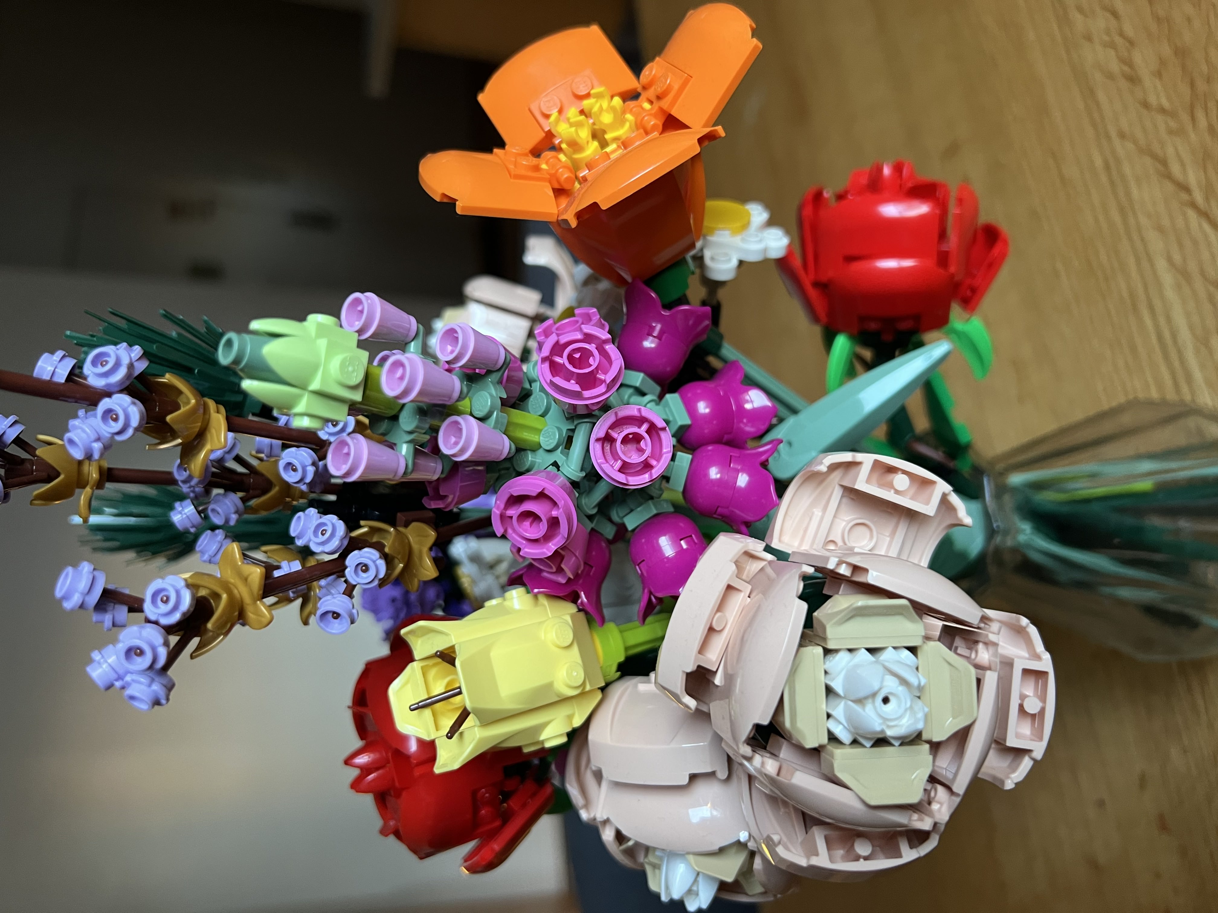 real life Lego Flower Bouquet